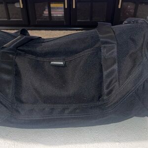 Gymshark Men's Black Duffel Bag